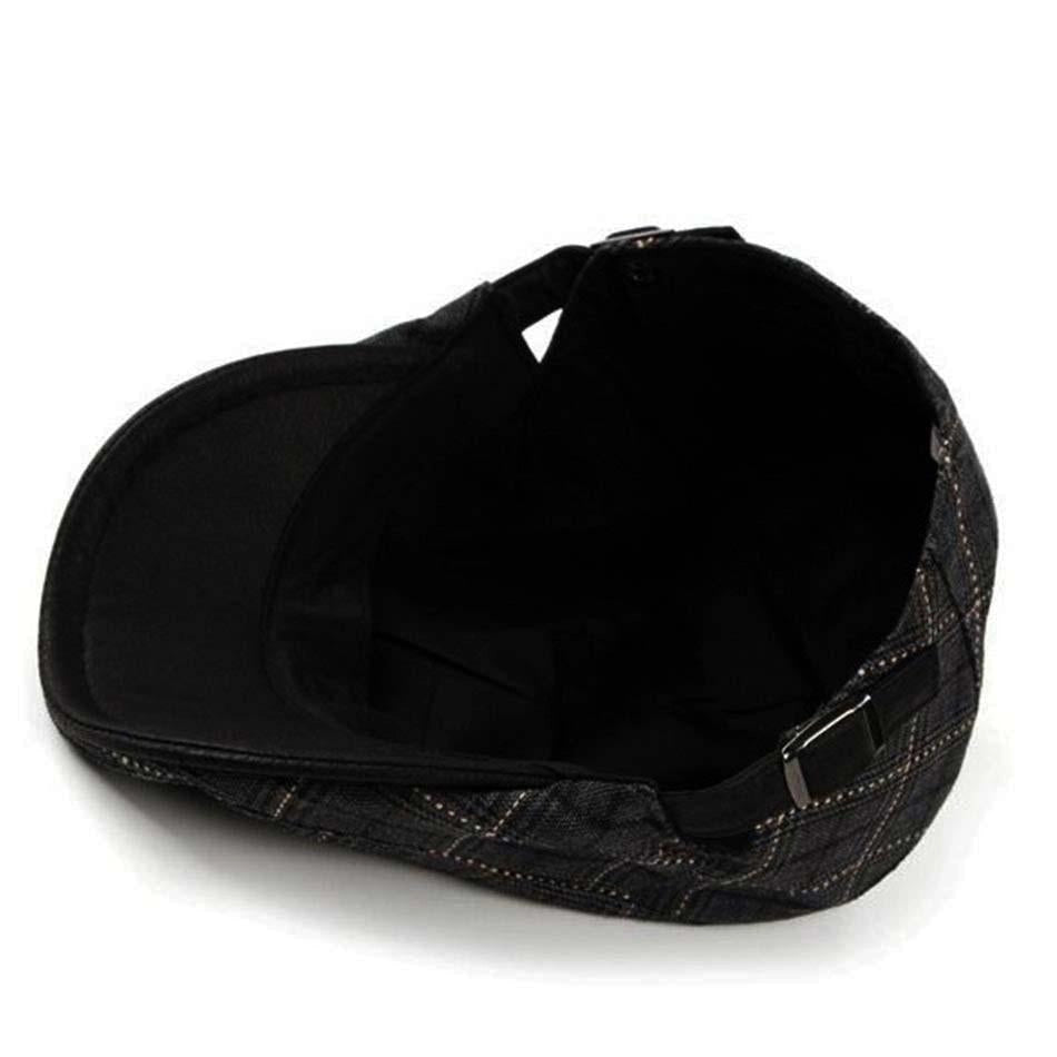 Casquette Plate en Coton à Carreaux - Glenrothes 3