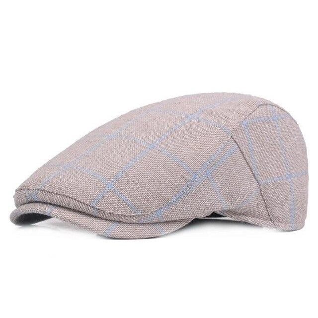 Casquette Plate en Coton à Carreaux - Southampton 1