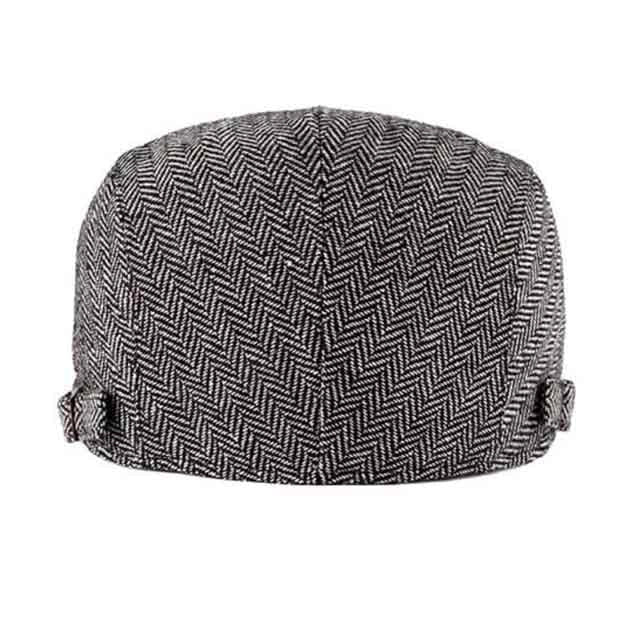 Casquette Plate en Coton à Chevrons - Chevronne 2