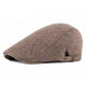 Casquette Plate en Coton à Chevrons - Herringway