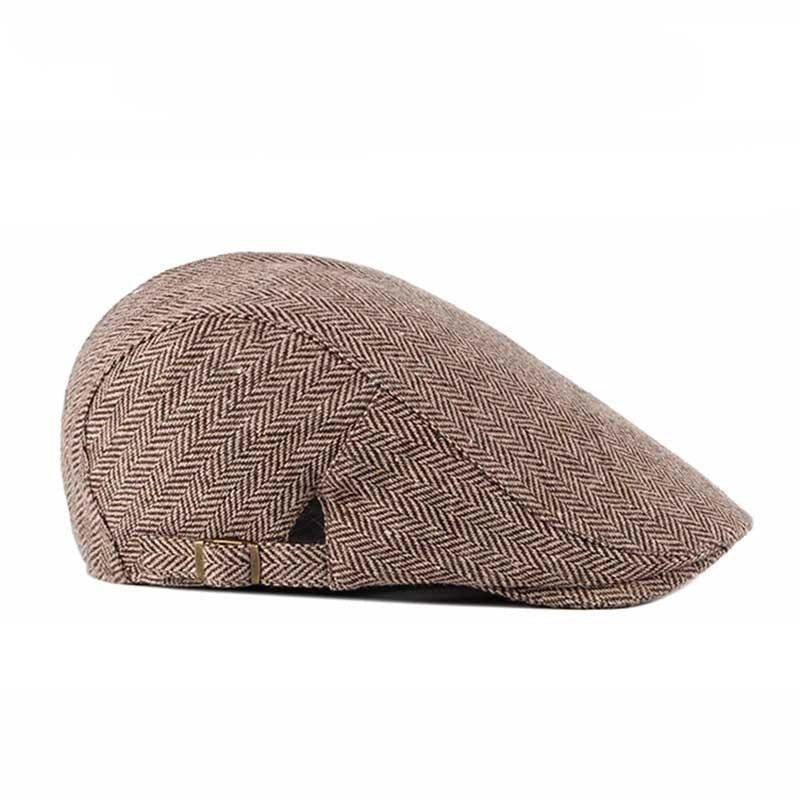 Casquette Plate en Coton à Chevrons - Herringway 3