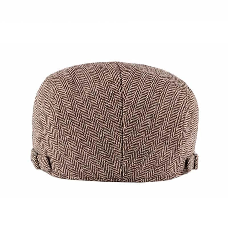 Casquette Plate en Coton à Chevrons - Herringway 4
