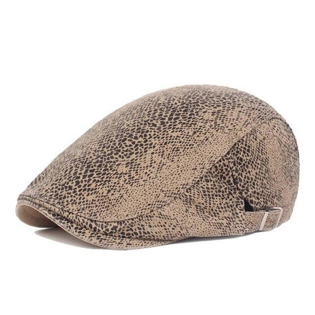 Casquette Plate en Coton à Léopard - Fauveline 1
