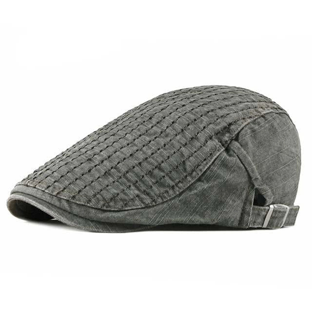 Casquette Plate en Coton à Patchwork - Ardoisenuit 1