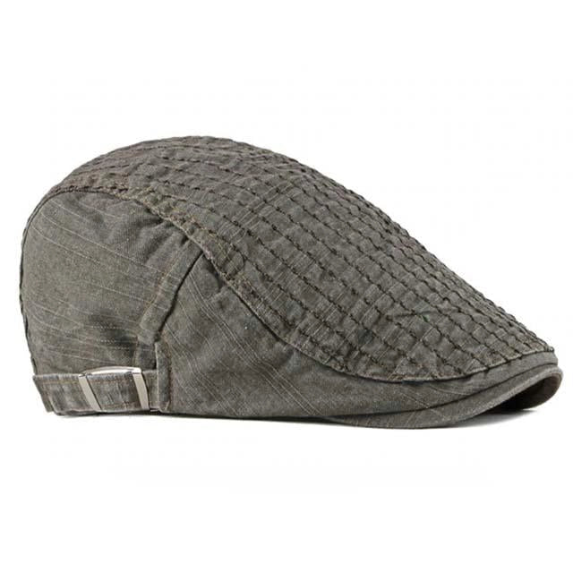 Casquette Plate en Coton à Patchwork - Ardoisenuit 3