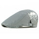 Casquette Plate en Coton à Patchwork - Galashiels