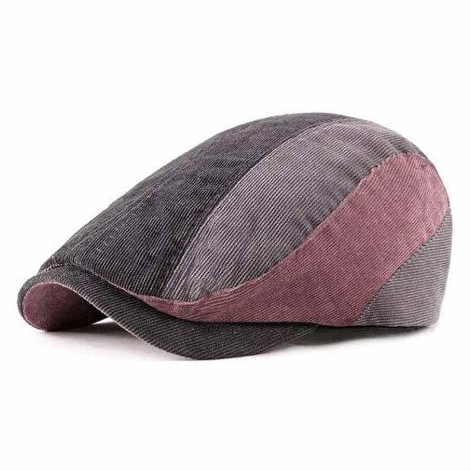 Casquette Plate en Coton à Patchwork - Mosaïque 1