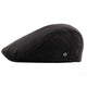 Casquette Plate en Coton à Rayures - Ardoisette