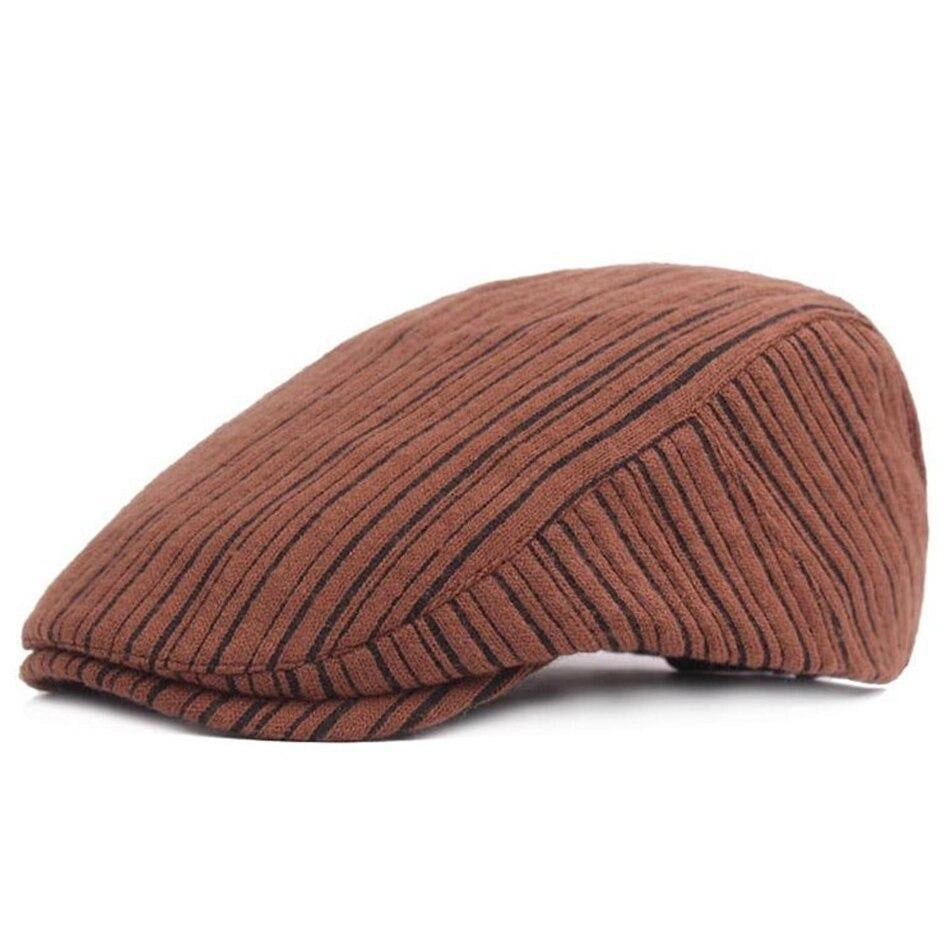 Casquette Plate en Coton à Rayures - Fraserburgh 1