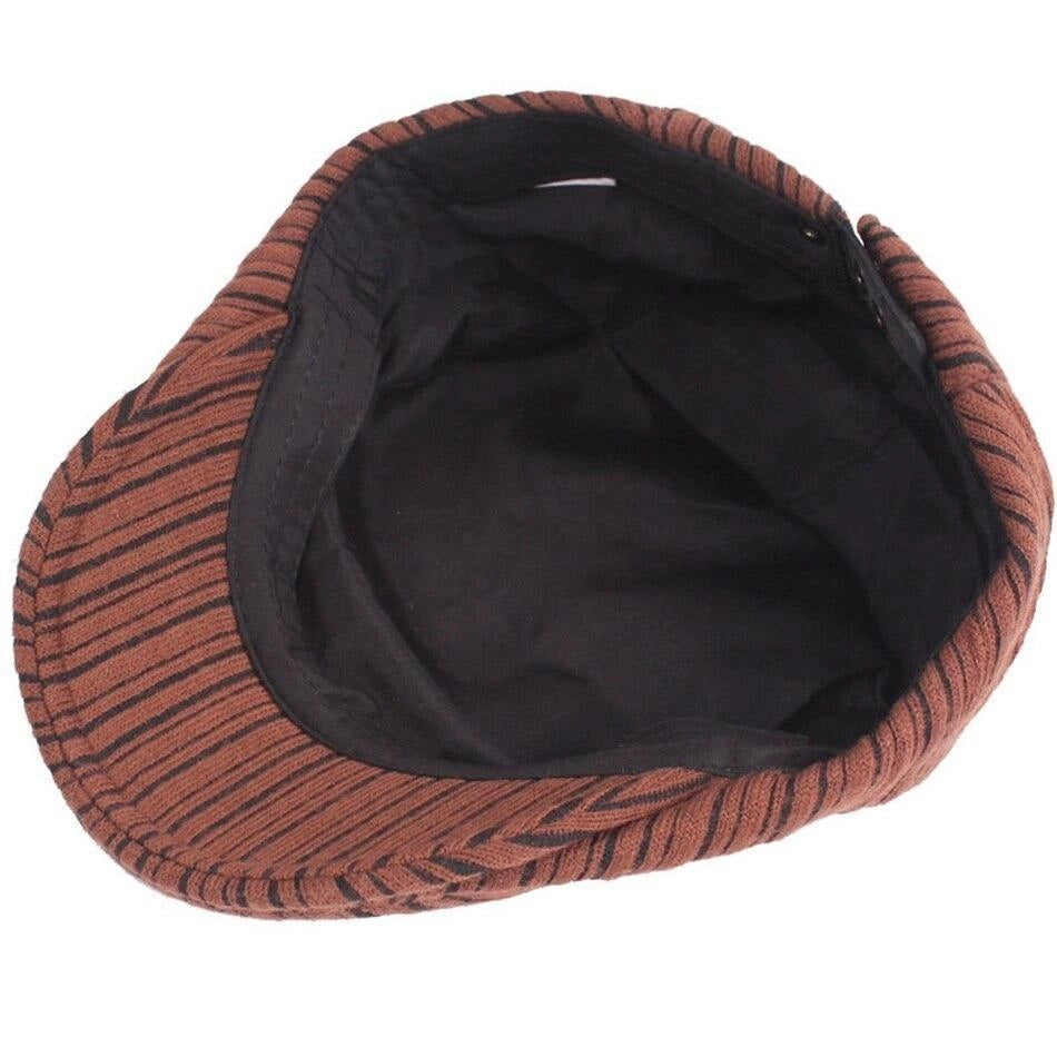 Casquette Plate en Coton à Rayures - Fraserburgh 2