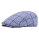 Casquette Plate en Coton à Rayures - Leicester