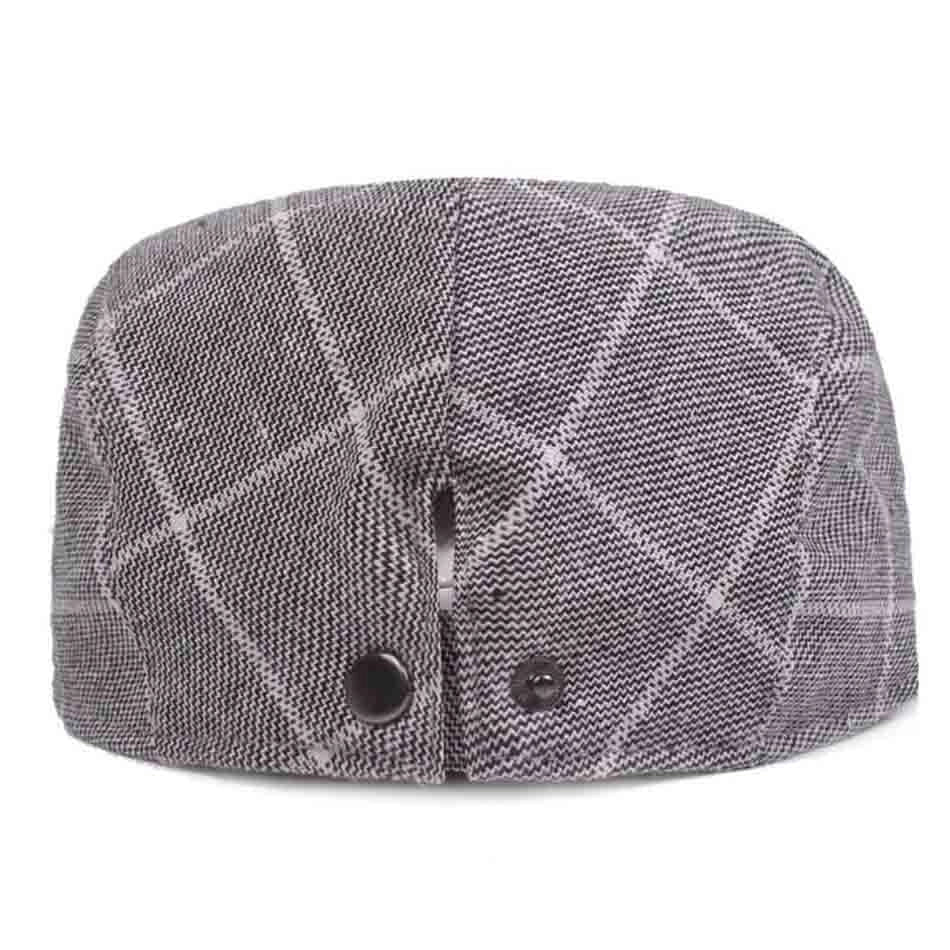 Casquette Plate en Coton à Rayures - Londres 2