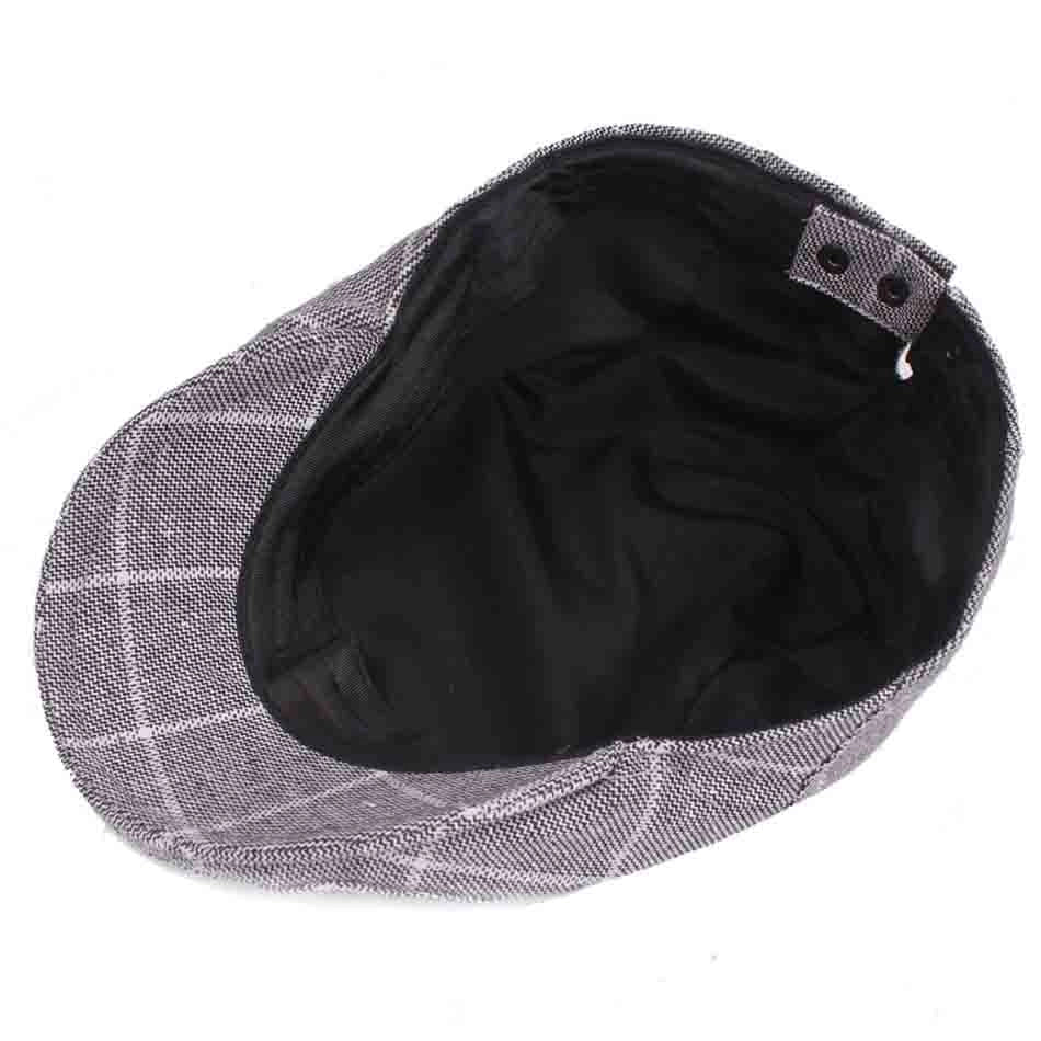 Casquette Plate en Coton à Rayures - Londres 5