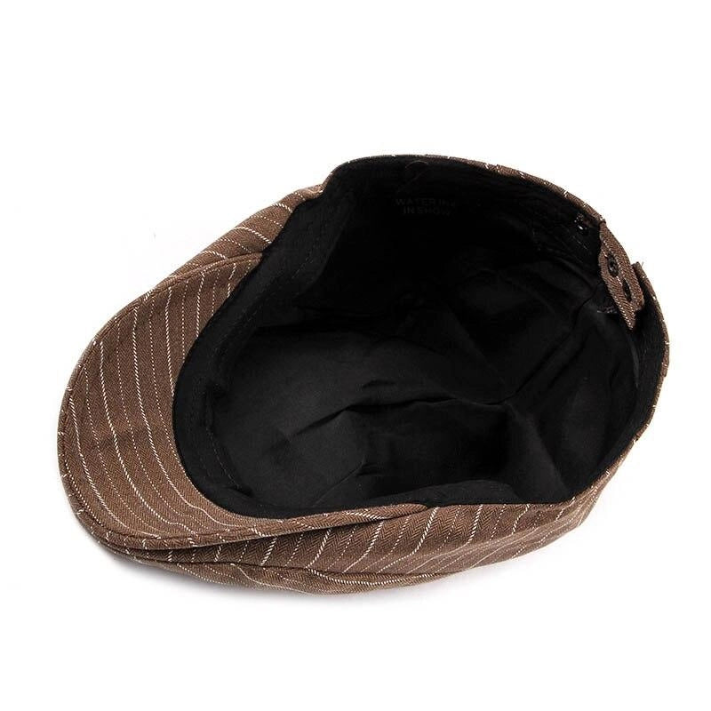Casquette Plate en Coton à Rayures - Margate 5