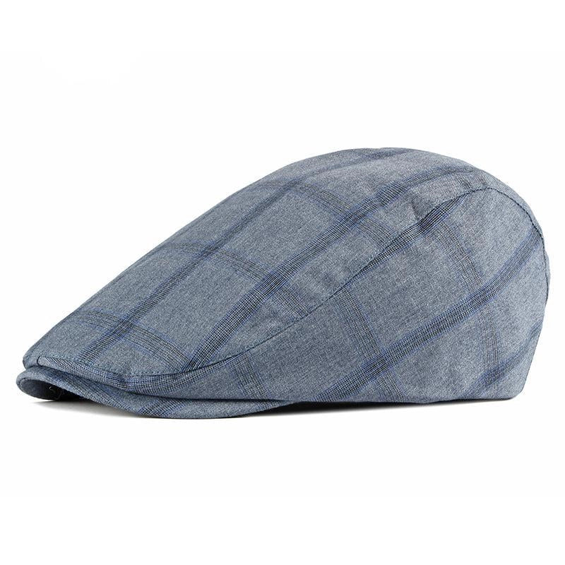 Casquette Plate en Coton à Rayures - Preston 1