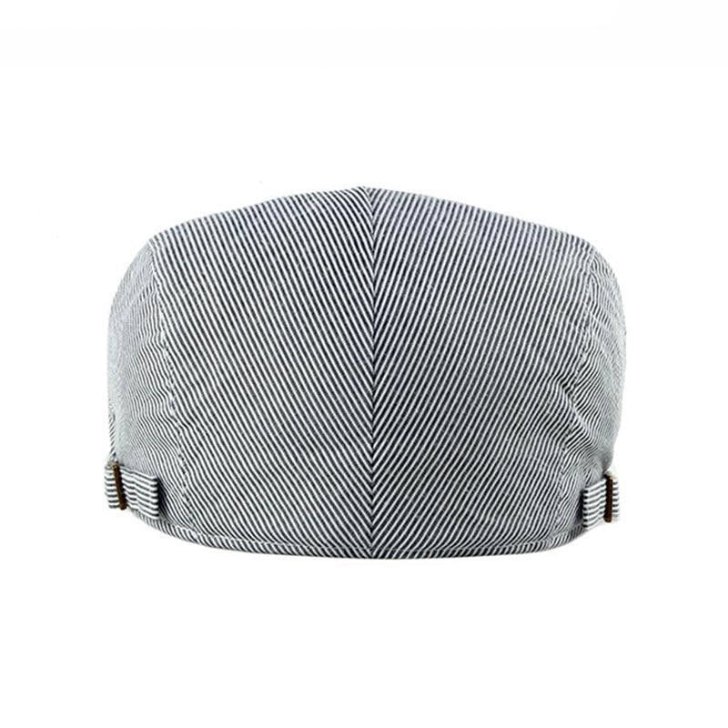 Casquette Plate en Coton à Rayures - Rayonnette 4