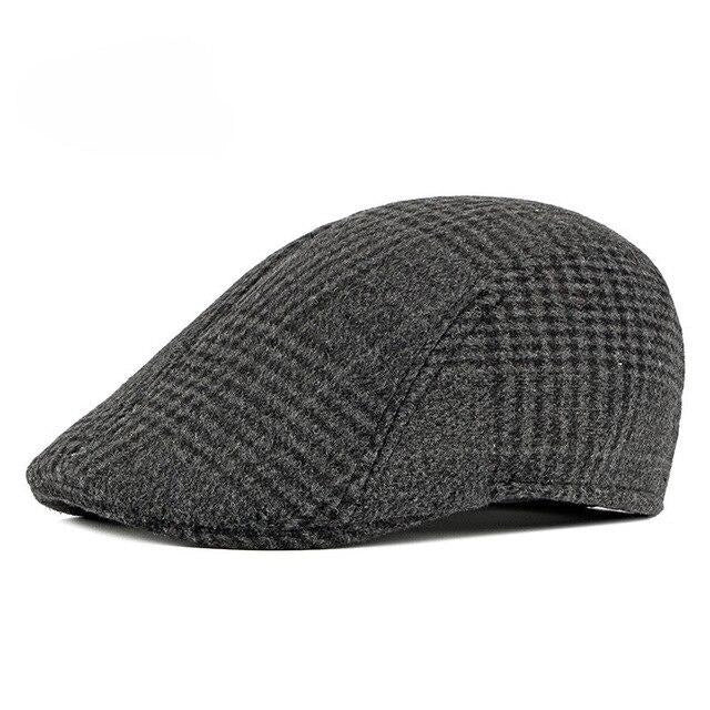 Casquette Plate en Coton à Rayures - Rayonnier 1