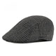 Casquette Plate en Coton à Rayures - Rayonnier
