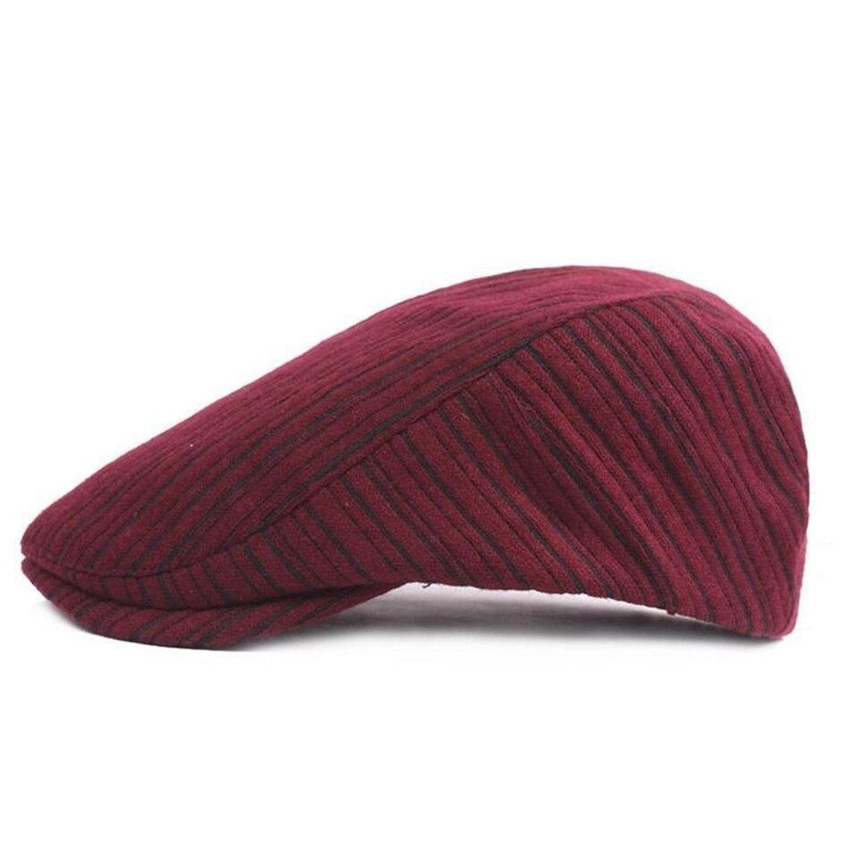 Casquette Plate en Coton à Rayures - Rubell 2