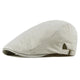 Casquette Plate en Coton à Rayures - Sablune