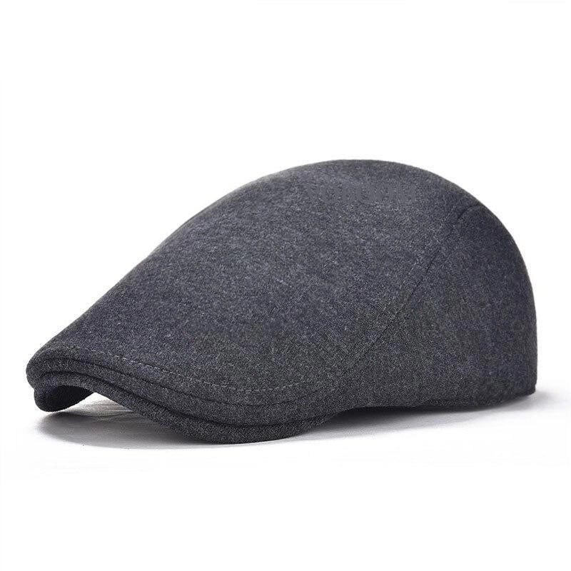 Casquette Plate en Coton - Ardoisie 1