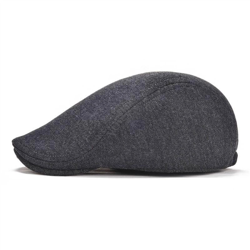 Casquette Plate en Coton - Ardoisie 3