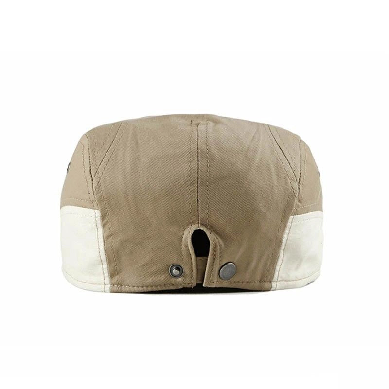Casquette Plate en Coton Beige - Aurore 4