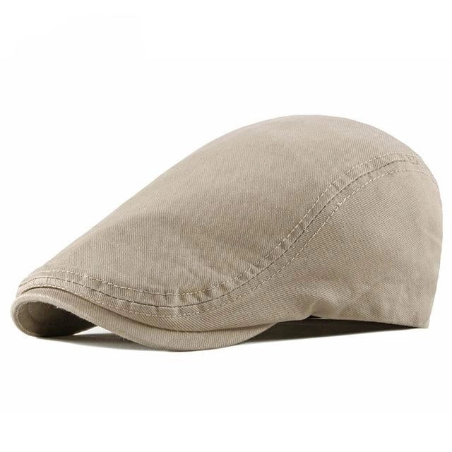 Casquette Plate en Coton Beige - Sablet 1