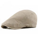 Casquette Plate en Coton Beige - Sablet