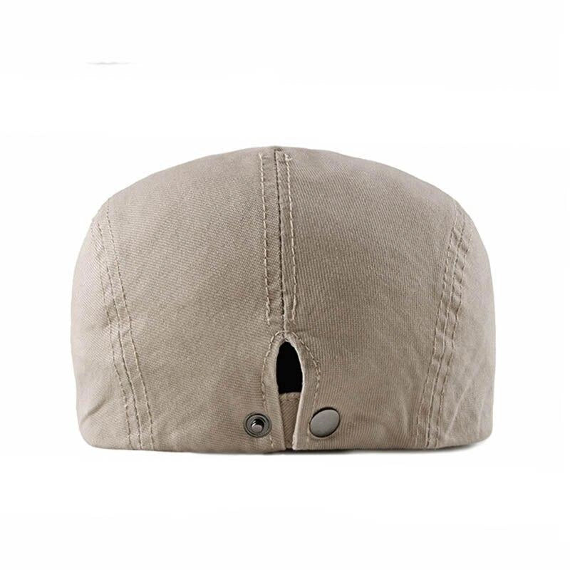 Casquette Plate en Coton Beige - Sablet 4