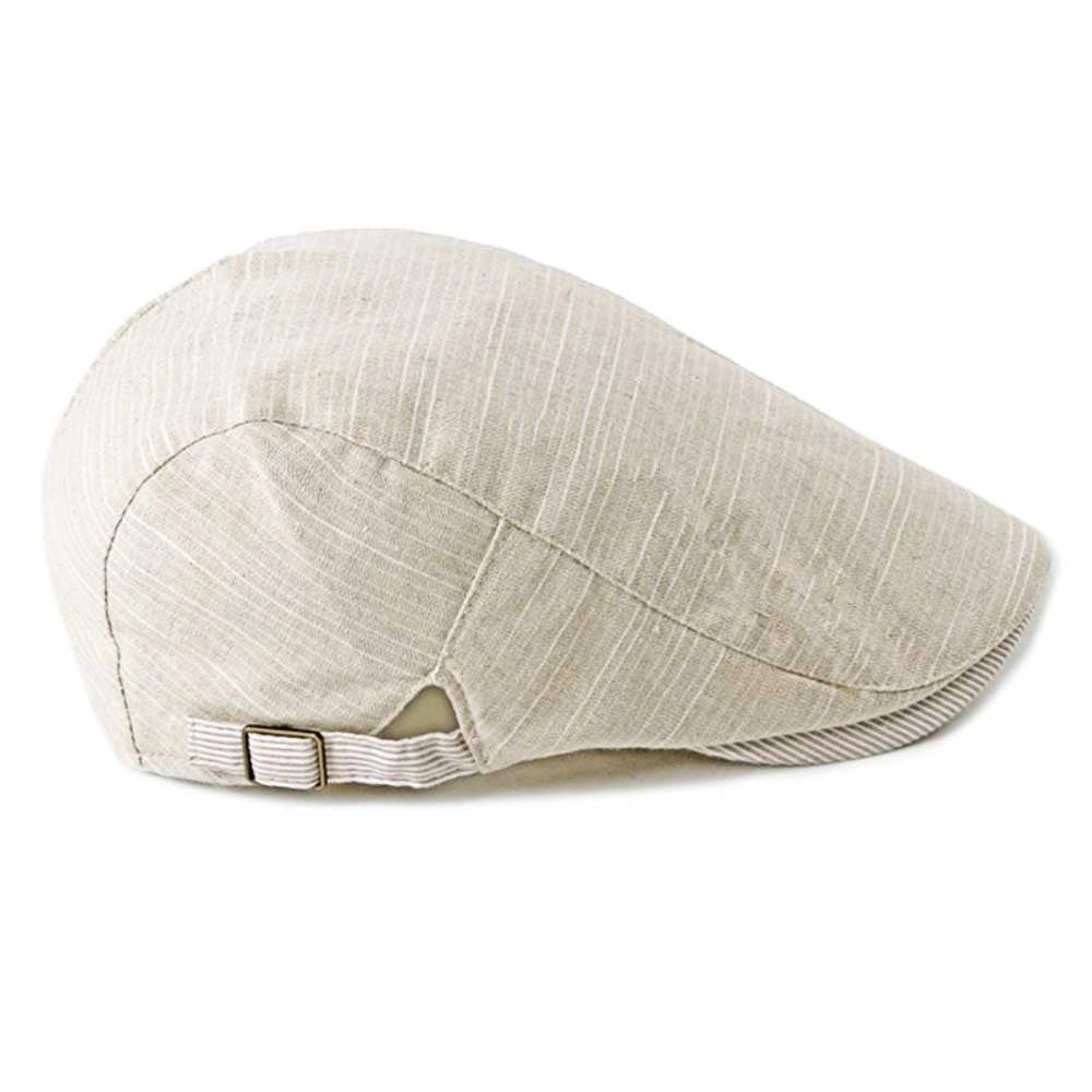 Casquette Plate en Coton Beige - Sablier 2
