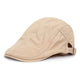 Casquette Plate en Coton Beige - Sablonnet