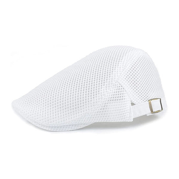 Casquette Plate en Coton Blanc - Albéa 1