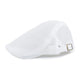 Casquette Plate en Coton Blanc - Albéa