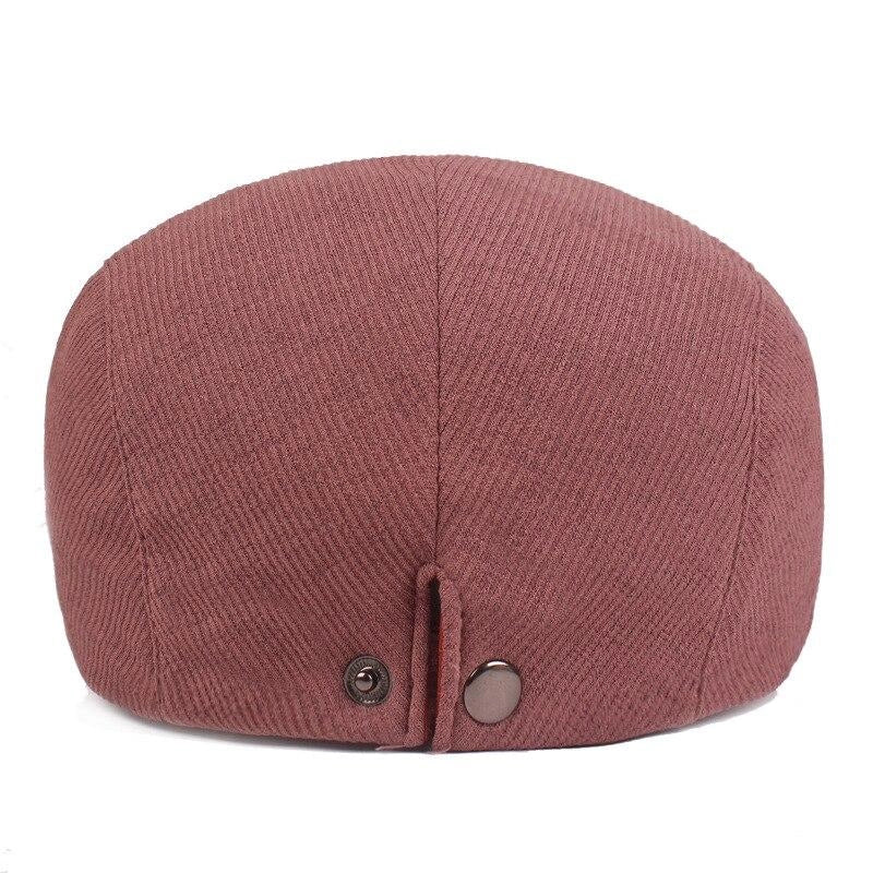 Casquette Plate en Coton - Brique 3