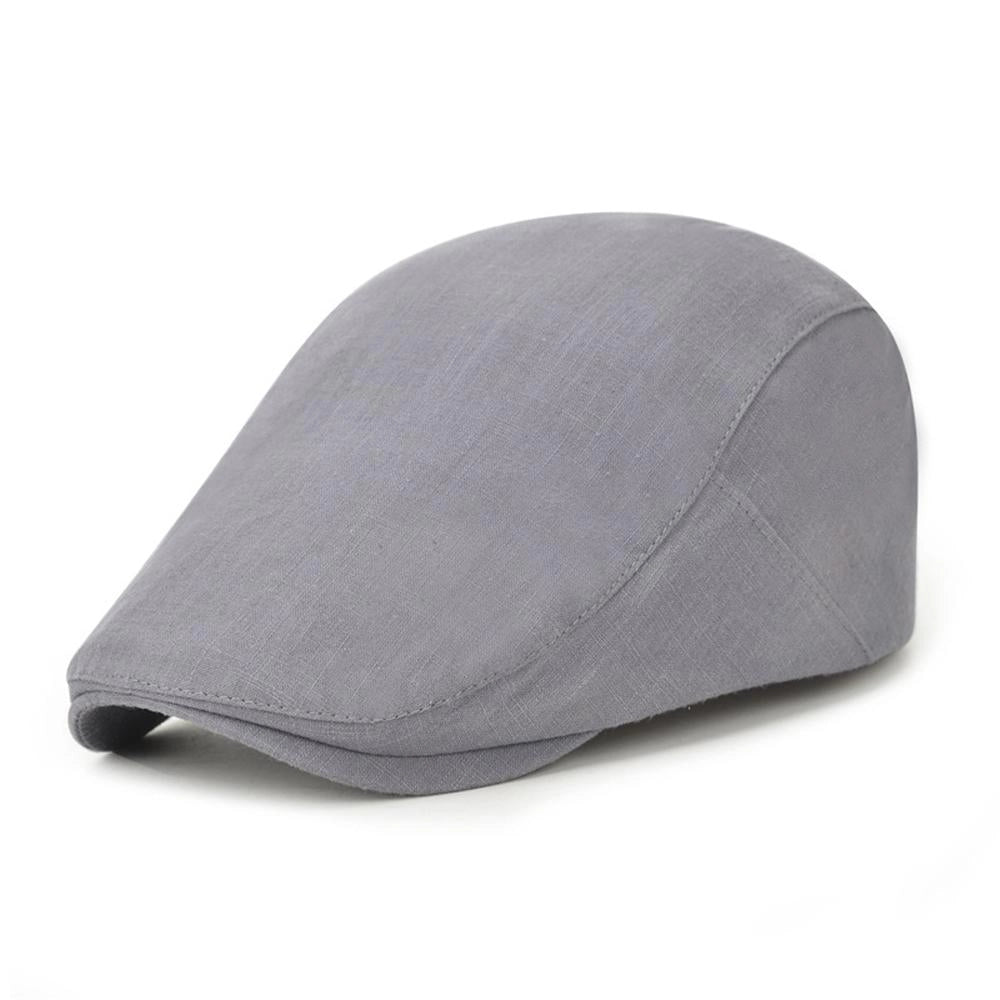 Casquette Plate en Coton - Brouillard 1
