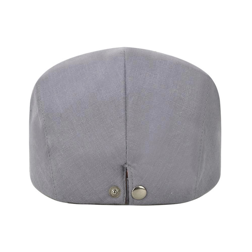 Casquette Plate en Coton - Brouillard 3