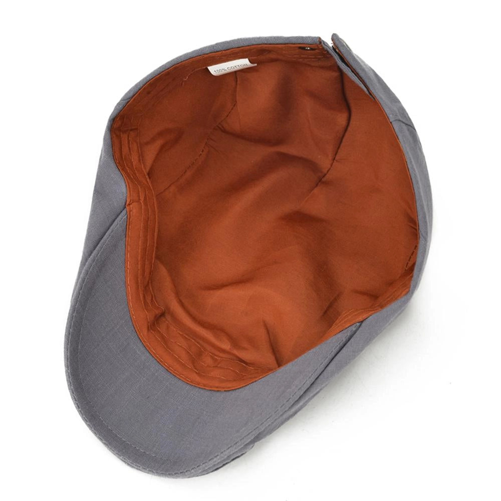 Casquette Plate en Coton - Brouillard 4