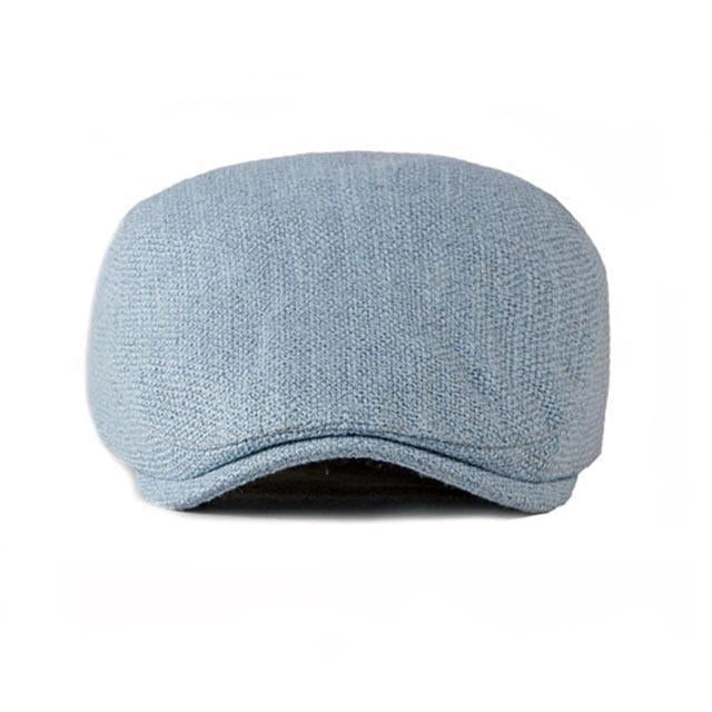 Casquette Plate en Coton - Céruléen 2