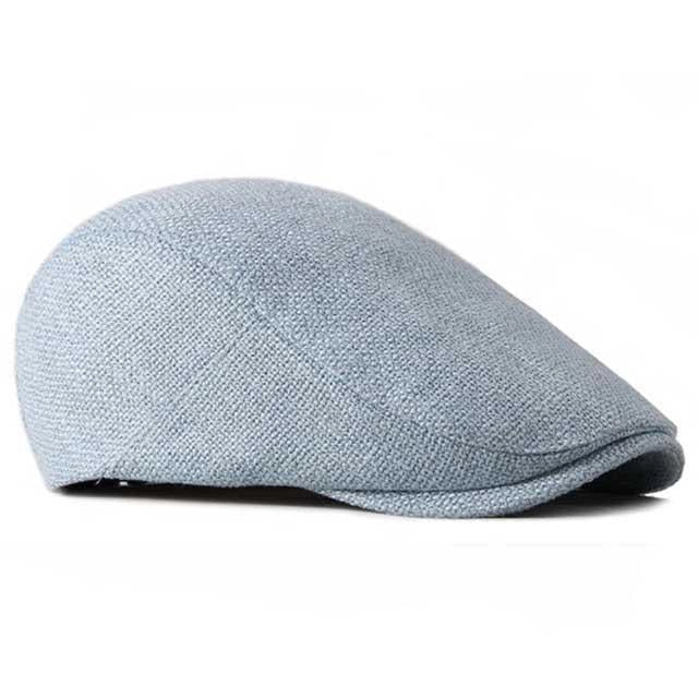 Casquette Plate en Coton - Céruléen 3