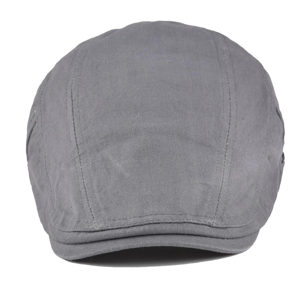 Casquette Plate en Coton Chiné - Dinglebay 2