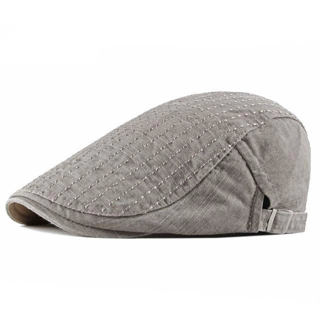 Casquette Plate en Coton - Clairgris 1