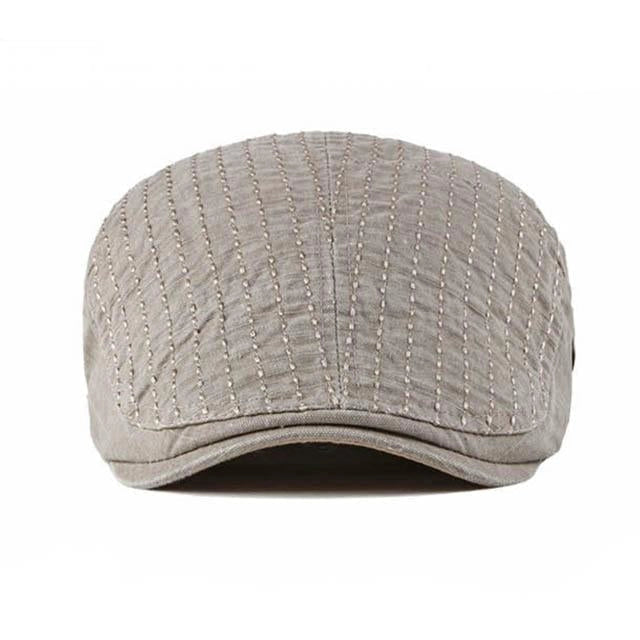 Casquette Plate en Coton - Clairgris 2