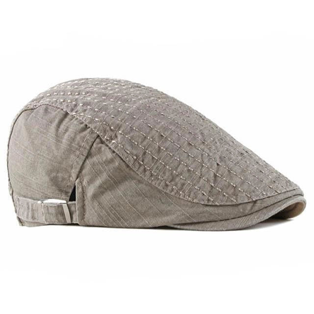 Casquette Plate en Coton - Clairgris 3
