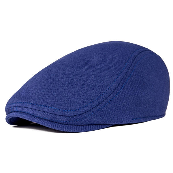 Casquette Plate en Coton - Cobalt 1
