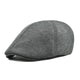 Casquette Plate en Coton - Fusain
