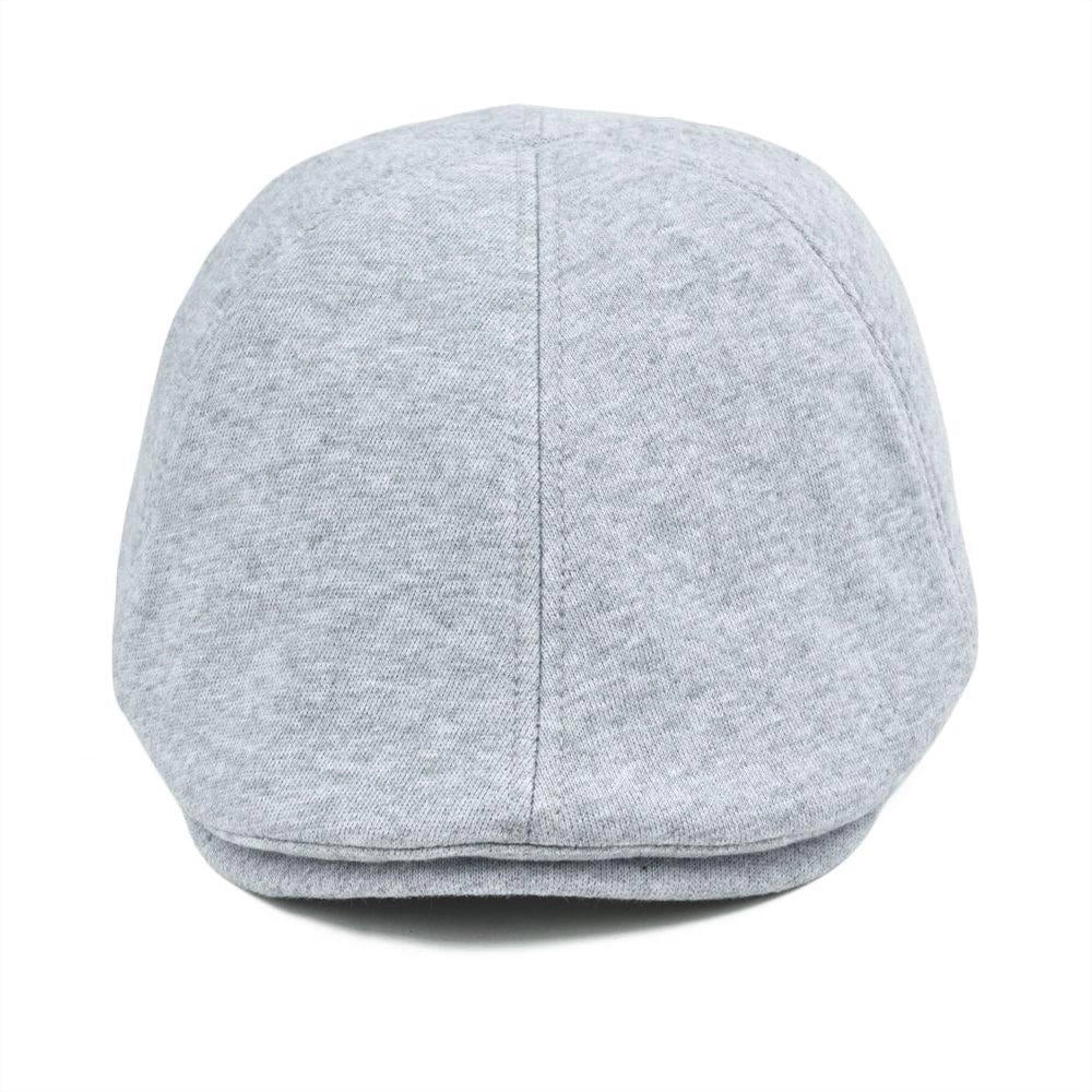 Casquette Plate en Coton Gris Clair - Brumelin 4
