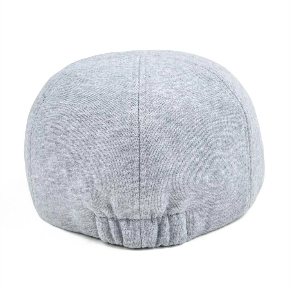Casquette Plate en Coton Gris Clair - Brumelin 5