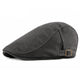 Casquette Plate en Coton Gris Foncé - Sootwick