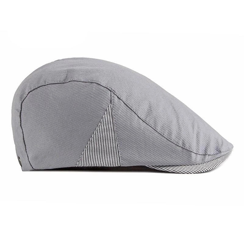 Casquette Plate en Coton Gris - Hampstead 2